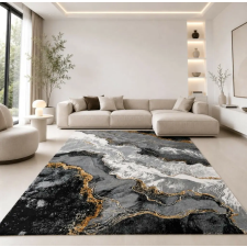 Nílus Modern szőnyeg Monaco Lux 4764 Szürke-Arany 240x330cm lakástextília