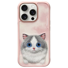 Nimmy Big Eyed Pet 2.0 Cat tok iPhone 16 Pro - rózsaszín tok és táska