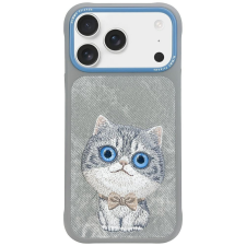 Nimmy Big Eyed Pet 2.0 Cat tok iPhone 17 - szürke tok és táska