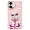 Nimmy Cool&amp;Cute 2.0 Cat tok iPhone 16 - rózsaszín