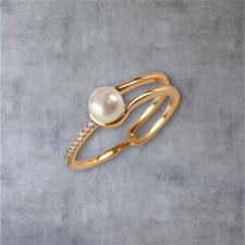 Ninagold Antiallergén gyöngyös gyűrű gyűrű