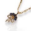 Ninagold Kék köves masni nyaklánc