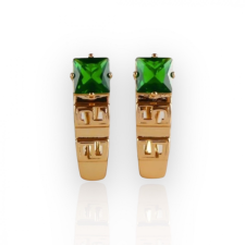 Ninagold Zöld köves fülbevaló - Samara fülbevaló