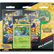 Nintendo Pokémon TCG - Crown Zenith - kitűzőgyűjtemény - Rillaboom kártyajáték