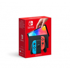 Nintendo Switch OLED Modell Neon Red &amp; Blue Joy-Con játékkonzol konzol