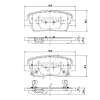 NIPPARTS fékbetétkészlet, tárcsafék Nipparts N3610312