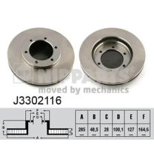 NIPPARTS féktárcsa J3302116 autóalkatrész
