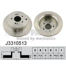 NIPPARTS féktárcsa J3310513 autóalkatrész