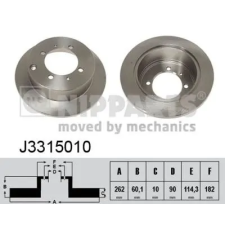NIPPARTS féktárcsa J3315010 autóalkatrész