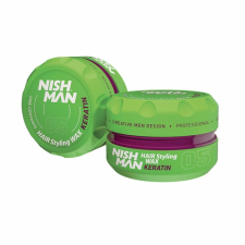 Nish Man Keratin 05 fényes hatású wax, extra erős tartással, 150ml hajformázó