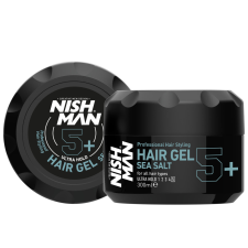 Nishman - Sea Salt Hair Styling Gel - Tengeri Só Ultra Erős Hajzselé 300ml hajformázó