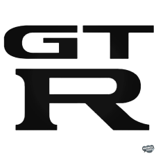  Nissan GTR felirat matrica matrica