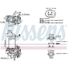 Nissens AGR-modul 98358 autóalkatrész