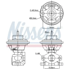 Nissens AGR-szelep 98479 autóalkatrész
