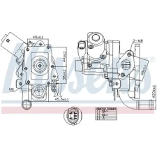 Nissens AGR-szelep 98514 autóalkatrész