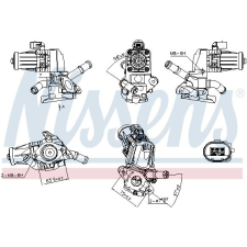 Nissens AGR-szelep NISSENS 98238 autóalkatrész
