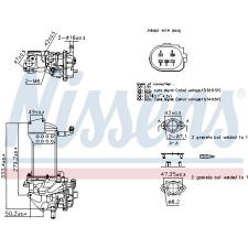 Nissens AGR-szelep NISSENS 98359 autóalkatrész