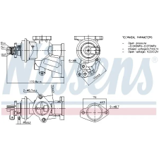 Nissens AGR-szelep NISSENS 98475 autóalkatrész