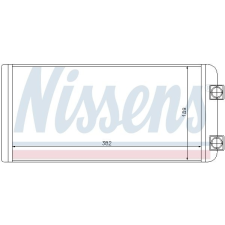 Nissens Hőcserélő, belső tér fűtés NISSENS 73943 vízhűtő