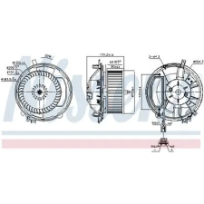 Nissens Utastér-ventilátor 87527 autóalkatrész