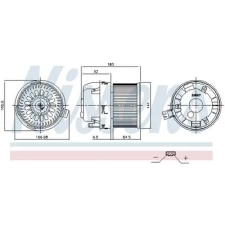 Nissens Utastér-ventilátor 87677 autóalkatrész