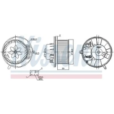 Nissens Utastér-ventilátor 87762 autóalkatrész