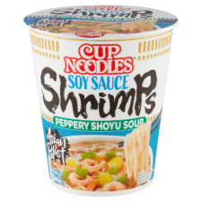  Nissin Cup Noodles instant leves 63 g garnélarákos ízesítéssel alapvető élelmiszer