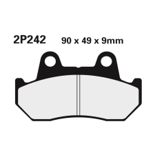 Nissin Street Félfémes Fékbetétek - 2P-242NS egyéb motorkerékpár alkatrész
