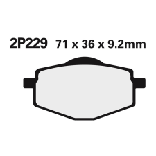 Nissin Terepjáró Félfémes Fékbetétek - 2P-229GS egyéb motorkerékpár alkatrész
