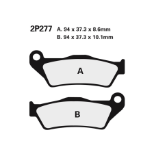 Nissin utcai fél-fémes fékbetétek - 2P-277NS egyéb motorkerékpár alkatrész