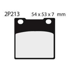 Nissin Utcai Fémbetétes Fékbetétek - 2P-213NS egyéb motorkerékpár alkatrész