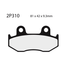 Nissin utcai fémbetétes fékbetétek - 2P-310NS egyéb motorkerékpár alkatrész