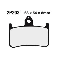 Nissin utcai/terepjáró szinterelt fékbetétek - 2P-203ST egyéb motorkerékpár alkatrész