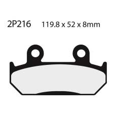 Nissin utcai/terepjáró szinterelt fékbetétek - 2P-216ST egyéb motorkerékpár alkatrész