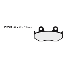 Nissin Utcai/Terepjáró Szinterelt Fékbetétek - 2P-223STMX egyéb motorkerékpár alkatrész