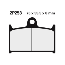 Nissin utcai/terepjáró szinterelt fékbetétek - 2P-253ST egyéb motorkerékpár alkatrész