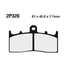 Nissin utcai/terepjáró szinterelt fémbetétek - 2P-328ST egyéb motorkerékpár alkatrész
