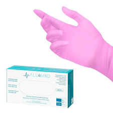 Nitril kesztyű PINK - S 100db védőkesztyű