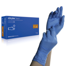  Nitrylex Basic nitril gumikesztyű kék XL