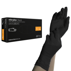  Nitrylex Black nitril gumikesztyű fekete XS