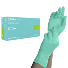  Nitrylex green nitril gumikesztyű Zöld S