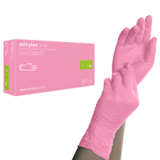 Nitrylex pink nitril gumikesztyű Rózsaszín S védőkesztyű