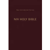  Niv, Holy Bible, Compact, Paperback, Burgundy, Comfort Print