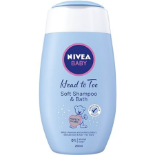 Nivea Baby Soft Shampoo & Bath 200 ml babafürdető, babasampon