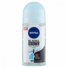 NIVEA Black & White Invisible Pure golyós dezodor 50 ml dezodor