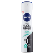 Nivea Black & White Invisible Fresh deo spray 150 ml dezodor