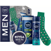 Nivea Nivea Men's Stuff ajándékcsomag (tusfürdő 250ml, deo spray 150ml, krém 75ml, zokni)