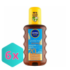  Nivea Protect&Bronze barnulást támogató napolaj spray FF20 200ml KARTON - 6 db