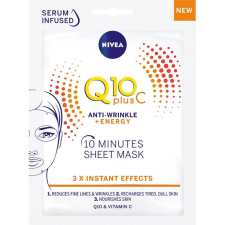Nivea Q10 Plus fátyolmaszk 10 perces energetizáló 1db (9005800315485) (0186427) arcpakolás, arcmaszk