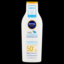  NIVEA SUN FF50+ Babies&Kids Sensitive Protect&Care Gyermek Naptej 200 ml naptej, napolaj